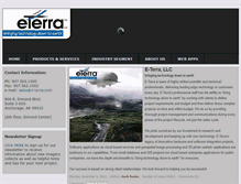 Tablet Screenshot of e-terra.com